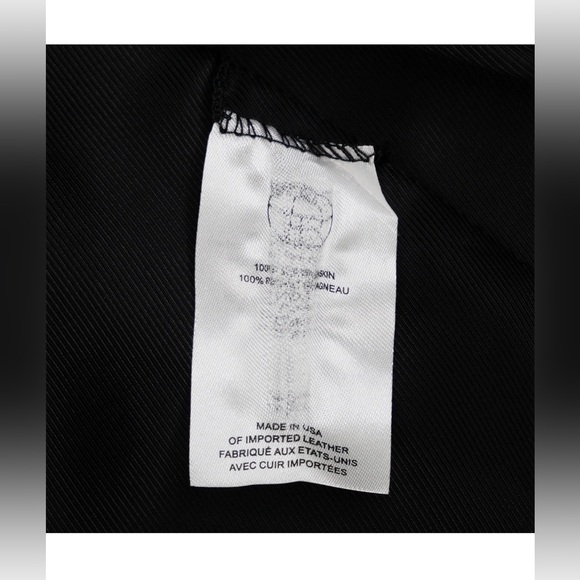 100% Authentic THE ROW Black Lambskin Leather Jacket - US Size 8 (fits small) - Picture 7 of 10